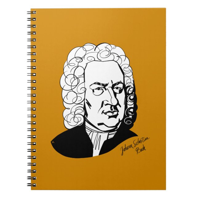 Johann Sebastian Bach Anteckningsbok (Framsidan)