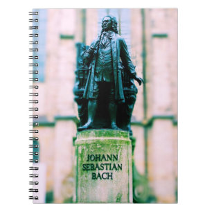 Johann Sebastian Bach anteckningsbok Med Spiral