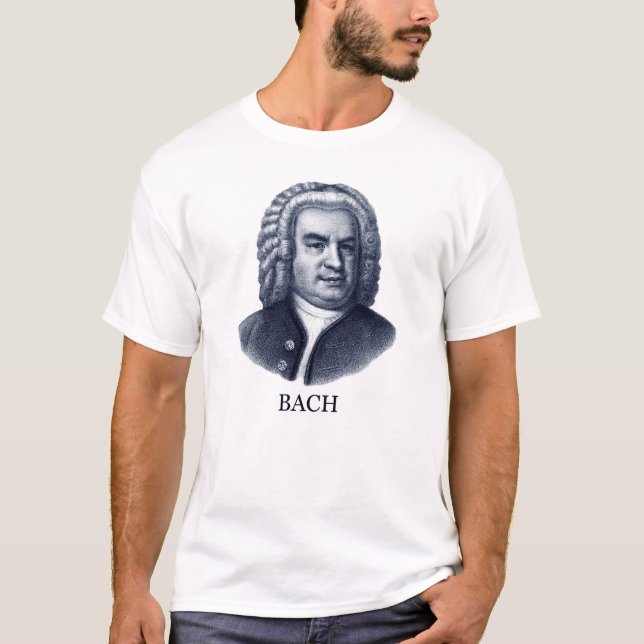 Johann Sebastian Bach blått Tröja (Framsida)
