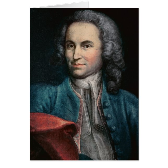 Johann Sebastian Bach c.1715 Hälsningskort (Framsidan)