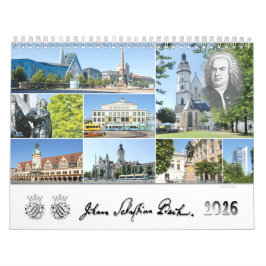 Johann Sebastian Bach Cities & Ställe, 2026 Kalender