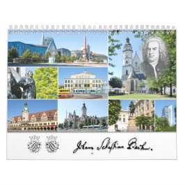 Johann Sebastian Bach Cities & Ställe Kalender
