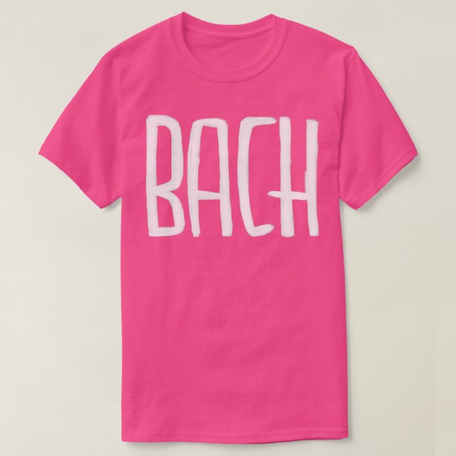 Johann Sebastian Bach Classical Composer Bach T Shirt (Design framsida)