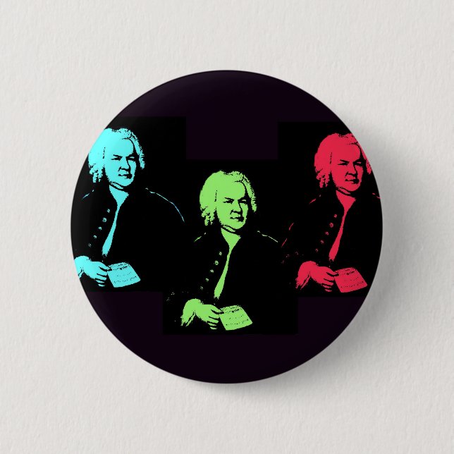 Johann Sebastian Bach Collage Knapp (Framsida)