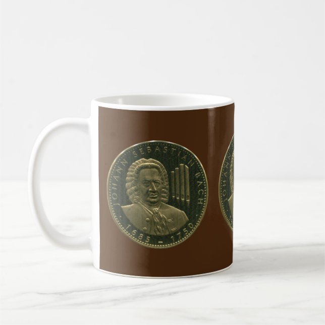 Johann Sebastian Bach Commemorative Organist Kaffemugg (Vänster)