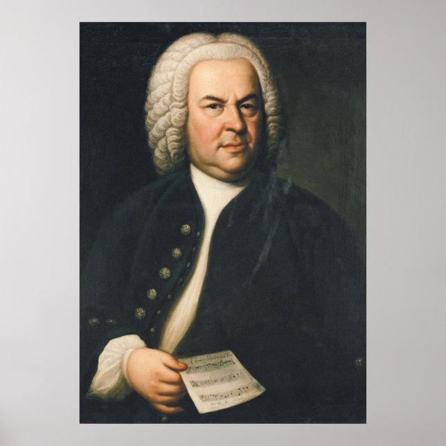 Johann Sebastian Bach - Composer Poster (Framsidan)