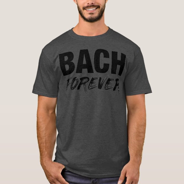 Johann Sebastian Bach German composer Music T Shirt (Framsida)