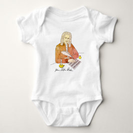 Johann Sebastian Bach gezeichnet T-shirt