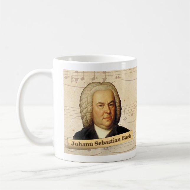 Johann Sebastian Bach historisk mugg (Vänster)