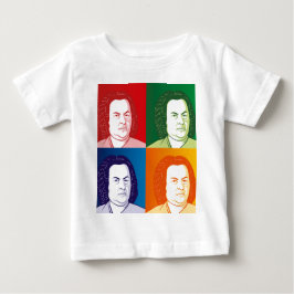 Johann Sebastian Bach im Tecknad Stil T-shirt