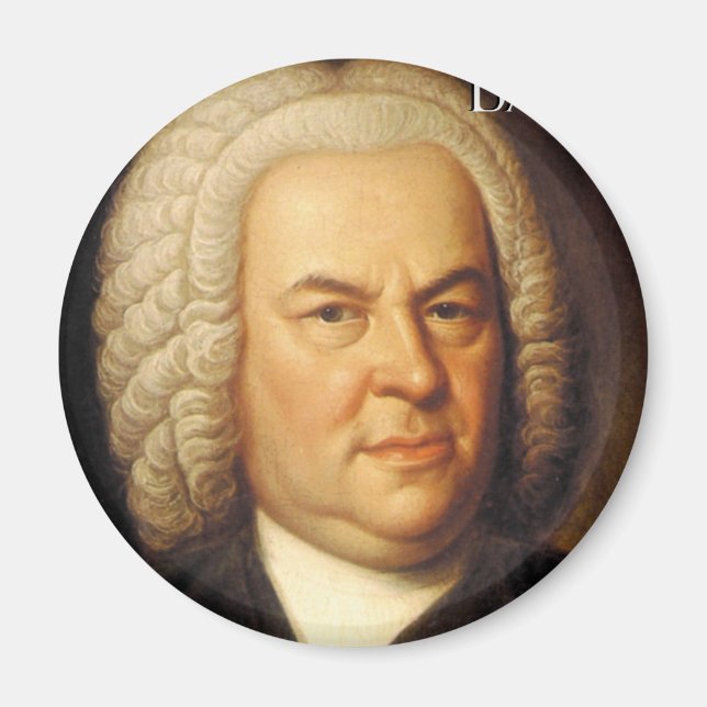 Johann Sebastian Bach Items Magnet (Framsidan)