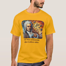 Johann Sebastian Bach Kaffee Manar Basic T-Shirt