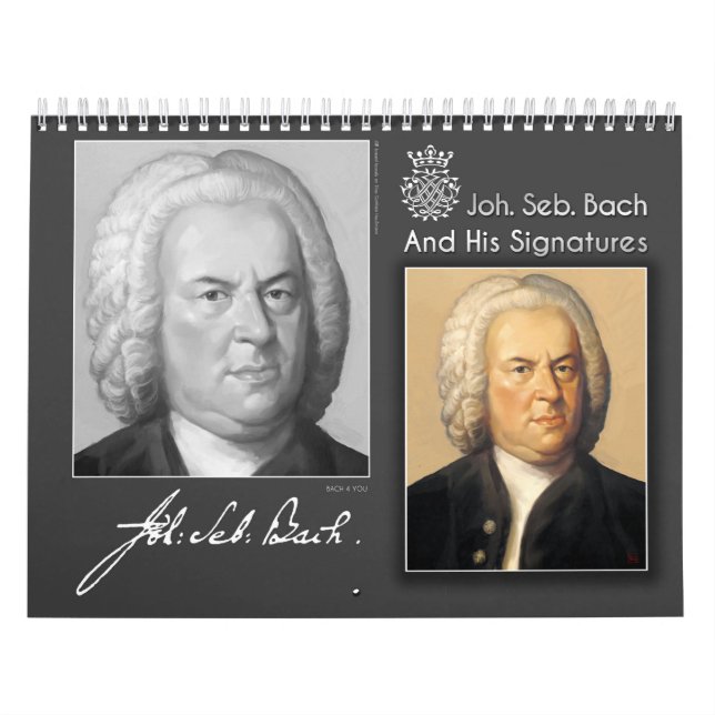 Johann Sebastian Bach - Kalender (Omslag)