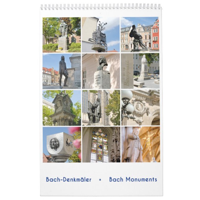 Johann Sebastian Bach Monuments Kalender (Omslag)