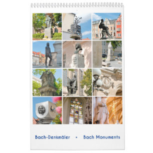 Johann Sebastian Bach Monuments Kalender