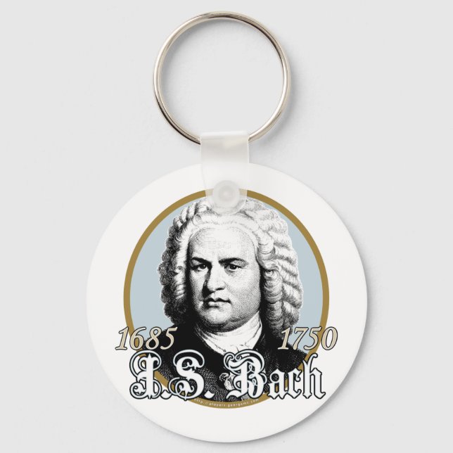 Johann Sebastian Bach Nyckelring (Framsida)