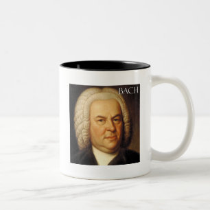 Johann Sebastian Bach objekt Två-Tonad Mugg
