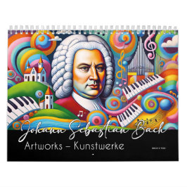 Johann Sebastian Bach Porträtt: Artworks Kalender