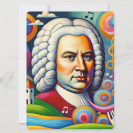 Johann Sebastian Bach Porträtt Inbjudningar