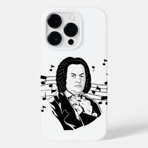 Johann Sebastian Bach Porträtt och Bust with Notes