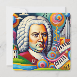 Johann Sebastian Bach Porträtt Spara Datumet