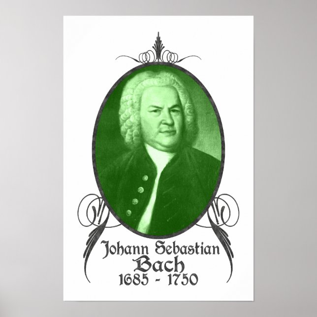 Johann Sebastian Bach Poster (Framsidan)