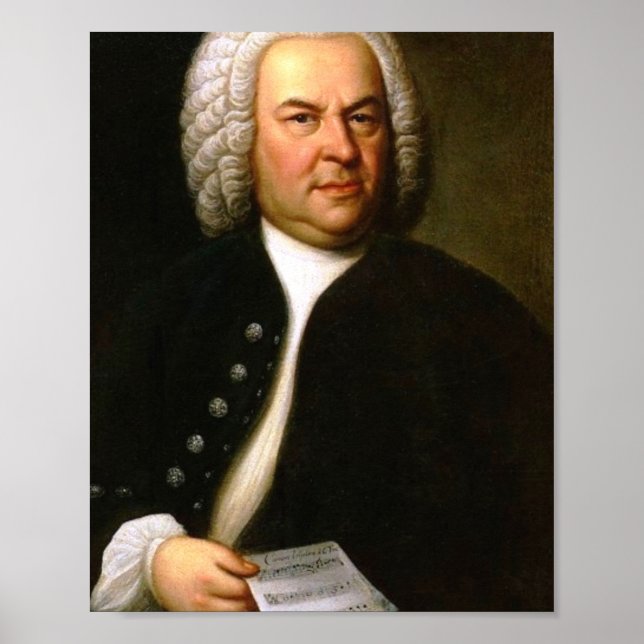 Johann Sebastian Bach Poster (Framsidan)