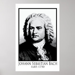 Johann Sebastian Bach Poster