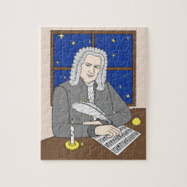 Johann Sebastian Bach Puzzle für Kinder Pussel