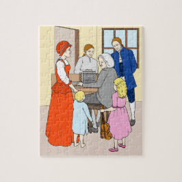 Johann Sebastian Bach Puzzle für Kinder Pussel