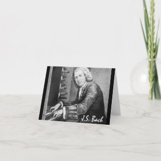 Johann Sebastian Bach saker Helgkort