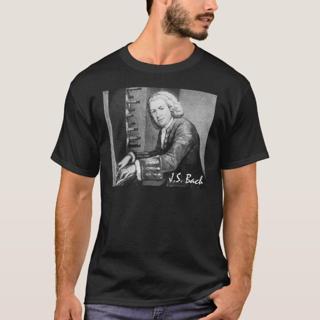 Johann Sebastian Bach saker T-shirt (Framsida)