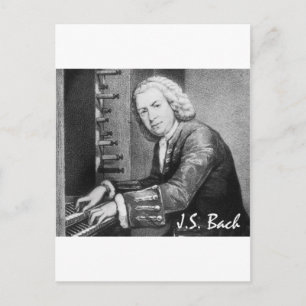 Johann Sebastian Bach Saker Vykort