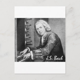 Johann Sebastian Bach Saker Vykort