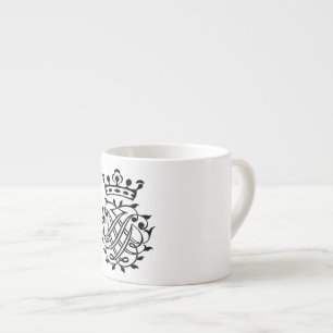 Johann Sebastian Bach Seal Vapensköld Monogram Ins Espressomugg