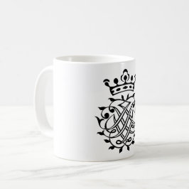 Johann Sebastian Bach Seal Vapensköld Monogram Ins Kaffemugg
