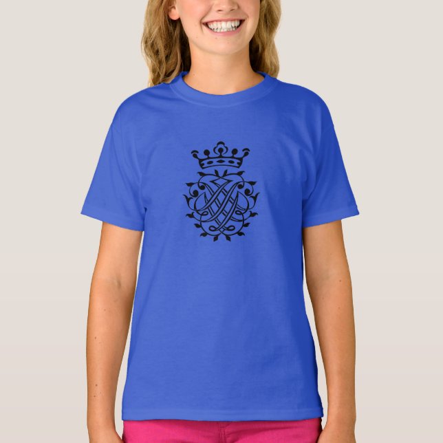 Johann Sebastian Bach Seal Vapensköld Monogram Ins T Shirt (Framsida)
