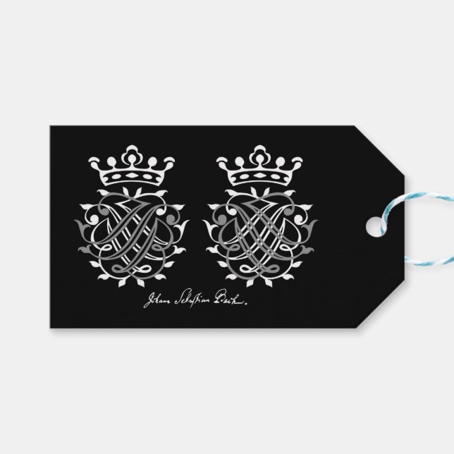 Johann Sebastian Bach Siegel Presentetikett (Framsidan (Horisontell))