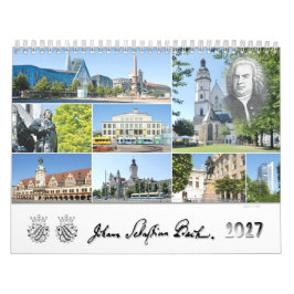Johann Sebastian Bach städer & platser 2027, Kalender