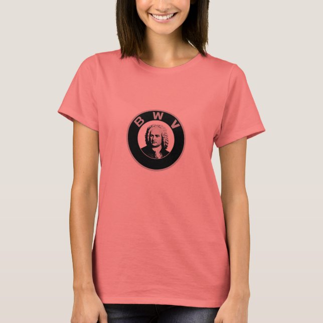 Johann Sebastian Bach T-shirt (Framsida)