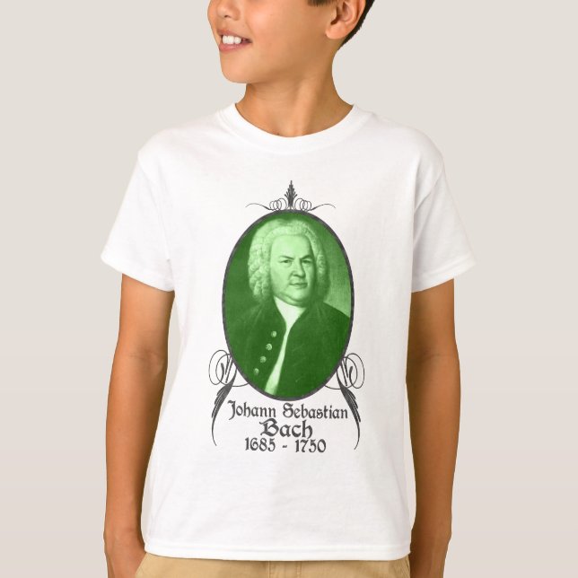 Johann Sebastian Bach T-shirt (Framsida)