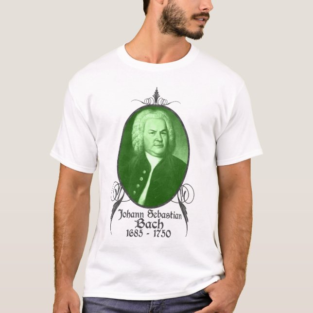 Johann Sebastian Bach T-shirt (Framsida)