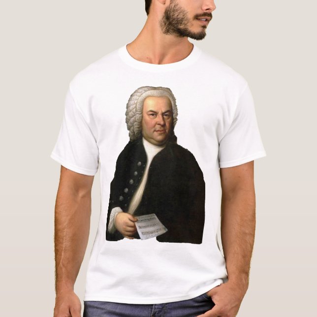 Johann Sebastian Bach T Shirt (Framsida)