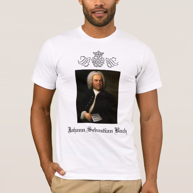 JOHANN SEBASTIAN BACH TEE SHIRT (Framsida)
