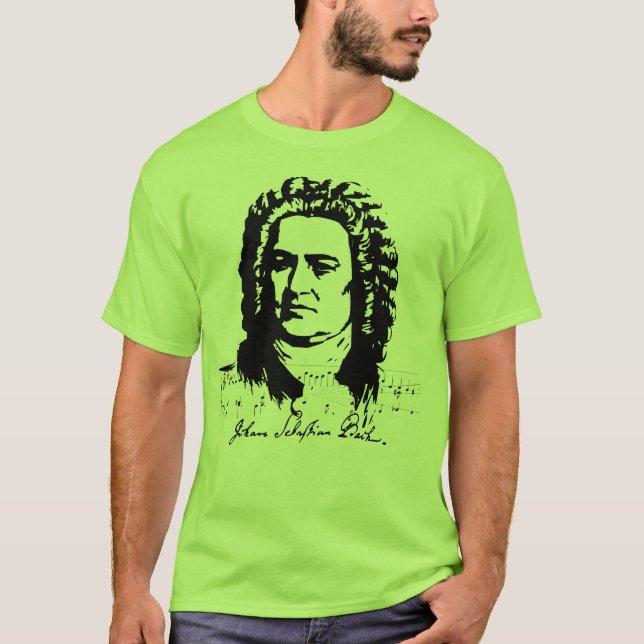JOHANN SEBASTIAN BACH TEE SHIRT (Framsida)