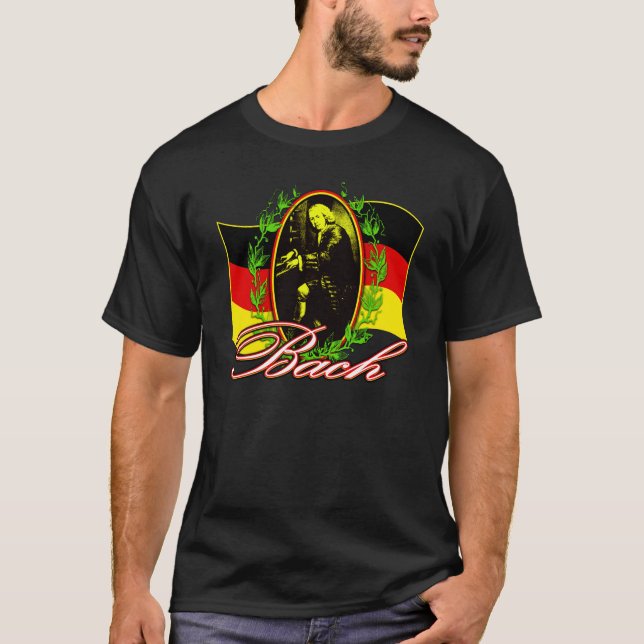 Johann Sebastian Bach utslagsplats T Shirt (Framsida)