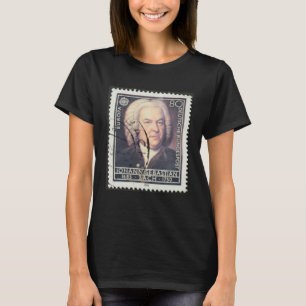 Johann Sebastian Bach Vintage Postal Frimärke T Shirt