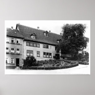 Johann Sebastian Bachs hus Poster