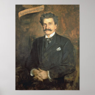 Johann Strauss, det mer ung, 1895 Poster