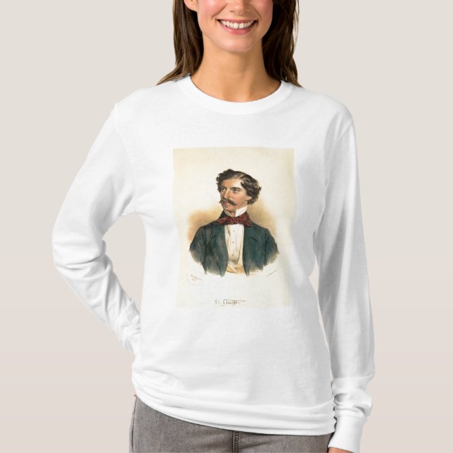 Johann Strauss fläderen T Shirt (Framsida)